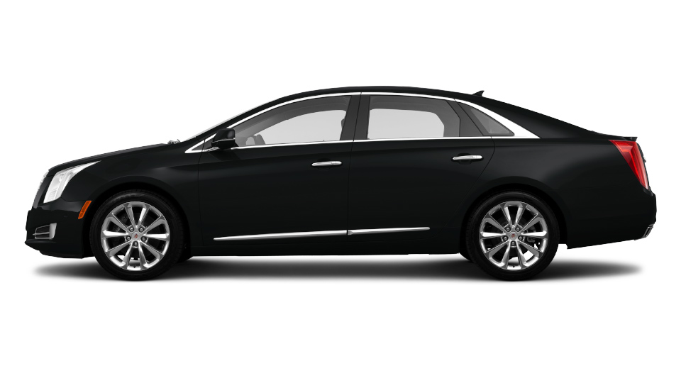 Side view of a luxury sedan