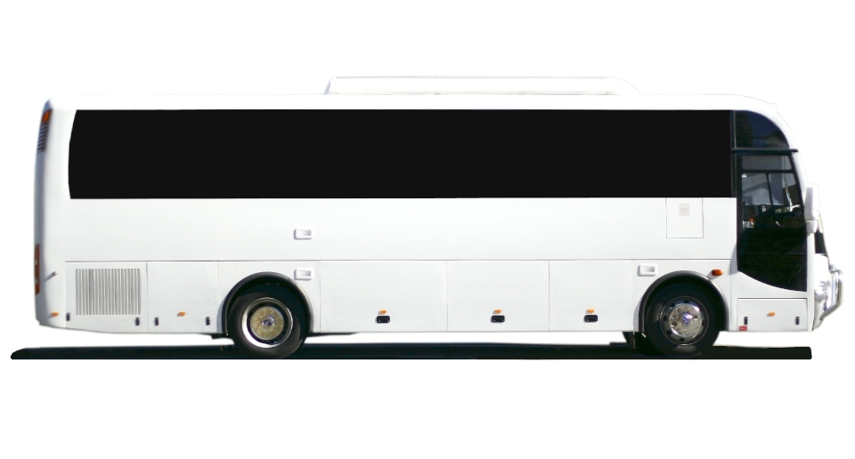 Side view of a motor coach